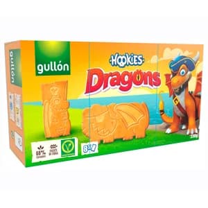 GULLÓN Galletas Hookies Dragons 330 g.
