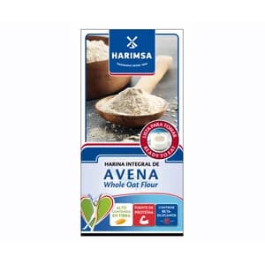 HARIMSA Harina integral de avena lista para tomar, 400 g.
