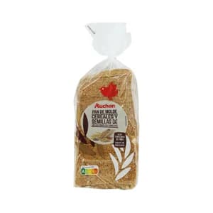 PRODUCTO ALCAMPO Pan de molde de 12 cereales y semillas 580 g.