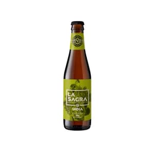 LA SAGRA INDIA Cerveza IPA botella 33 cl.