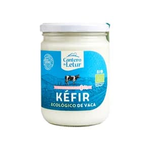 CANTERO DE LETUR Kefir de vaca desnatado ecológico EL CANTERO DE LETUR 420 g.