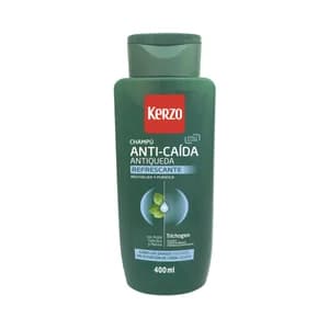 KERZO Champú refrescante anti-caida para cabellos grasos en situación de caida 400 ml.