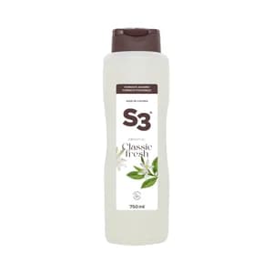 S-3 Classic fresh Agua de colonia familiar 600 ml.