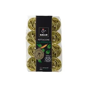 GALLO Pasta fettuccine de espinacas 450 g.