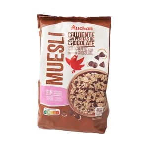 PRODUCTO ALCAMPO Muesli crujiente con pepitas de chocolate sin azúcares añadidos 500 g.