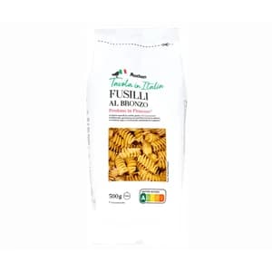 PRODUCTO ALCAMPO Pasta fusilli al bronzo Tavola in Italia 500 g.