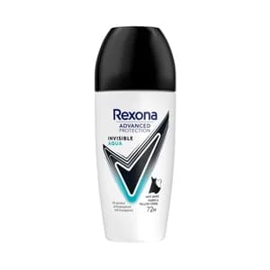 REXONA Advanced protection invisible aqua Desodorante roll on para mujer, que no deja manchas en nuestra ropa 50 ml.