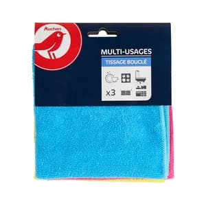 PRODUCTO ALCAMPO Bayetas microfibra multiusos PRODUCTO ALCAMPO 31 x 32 cm 3 uds.