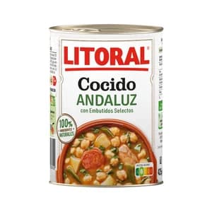 LITORAL Cocido Andaluz lata de 425 g.