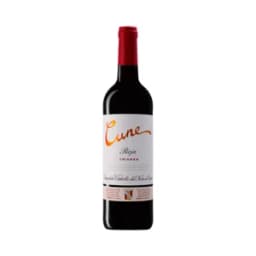 CUNE Vino tinto crianza con D.O. Ca. Rioja botella de 75 cl.