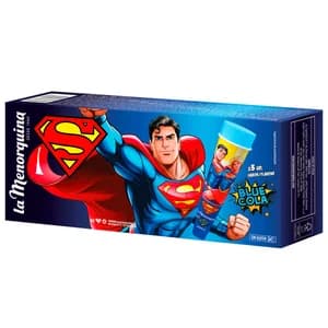 LA MENORQUINA Superman Polo de agua con sabor a cola azul 3 x 105 ml.