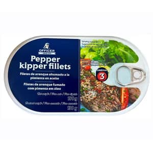 OFFICER Filete de arenque ahumado en aceite a la pimienta 130g
