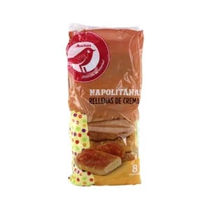 PRODUCTO ALCAMPO Napolitana rellena de crema 8 uds 320 g.