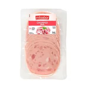 MILSABOR Chopped de cerdo, cortado en lonchas 250 g.