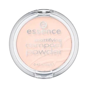 ESSENCE tono 11 Pastel beige Polvos compactos matificantes, de textura fina.