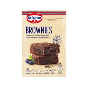 DR. OETKER Preparado alimenticio en polvo para hacer Brownies Dr. OETKER 456 gr,