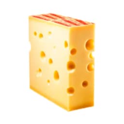 Queso suizo emmentaler elaborado con leche cruda y con Denominación de Origen Protegida (AOP).