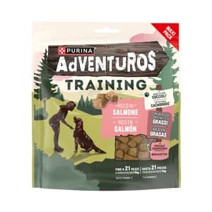 PURINA Adventuros - Snack para perro sabor salmón 250g