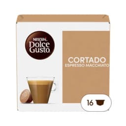 DOLCE GUSTO Café en cápsulas cortado espresso Macchiato 16 uds. .