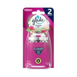 GLADE Sense & spray Recambios para ambientador con fragancia infusionada con aceites esenciales 2 x 18 ml.
