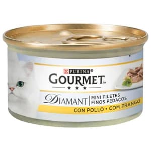 PURINA GOURMET Comida para gatos humedo sabor a pollo GOURMET tarrina 85 g.