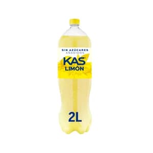 KAS Refresco de limón Zero, sin azúcares añadidos botella de 2 l.