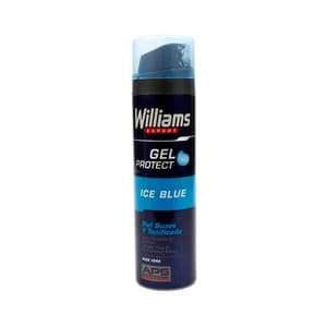 WILLIAMS Ice blue Gel de afeitar con aloe vera, para una piel suave y tonificada 200 ml.