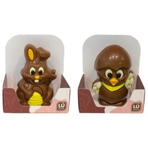 LUXOCOLAT Figuritas de Pascua de chocolate con leche 60 g.