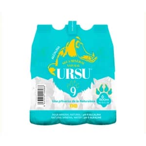 URSU Agua mineral natural ph 9 6 uds. x 1500 ml.