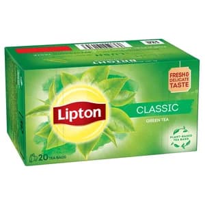 LIPTON Té verde classic 20 uds, 25 g.