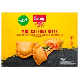 SCHAR Mini calzone con salsa de tomate y tiras de mozzarella, elaborados sin gluten 9 uds.