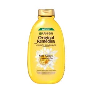 ORIGINAL REMEDIES Sun-kissed de Garnier Champú iliminador para cabellos rubios o con mechas 600 ml.