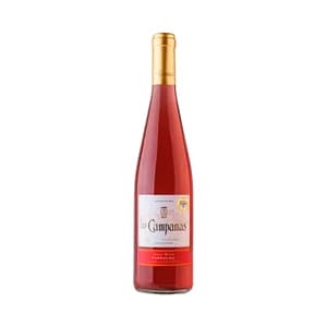 LAS CAMPANAS Vino rosado con D.O. Navarra LAS CAMPANAS botella de 75 cl.