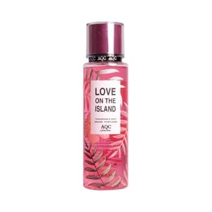 Eau de toilette para mujer con vaporizador en spray AQC FRAGANCES Love on the island 200 ml.