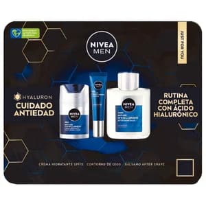 NIVEA Men hyaluron Estuche con productos para el cuidado facial masculino.