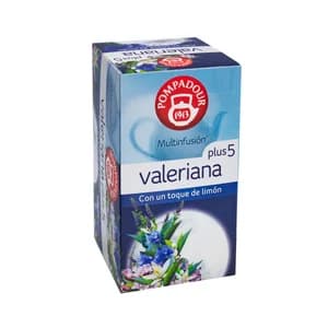 POMPADOUR Multinfusión valeriana plus 5, 20 uds. 40 g,