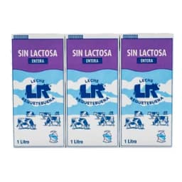 RÍO Leche de vaca entera y sin lactosa, de origen 100% gallego 6 x 1 l.