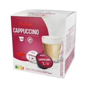 PRODUCTO ALCAMPO Café en cápsulas Capuccino 16 uds.