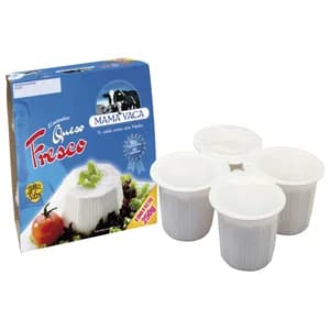 MAMA VACA Queso fresco natural de vaca 4X62,5 g.
