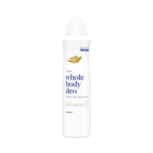 DOVE All over body original Desodorante en spray unisex para todo el cuerpo (axilas, pecho, muslos, pies..) 150 ml.
