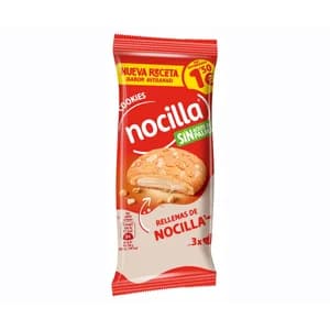 NOCILLA Galleta cookie blanca 3 uds. 60 g.