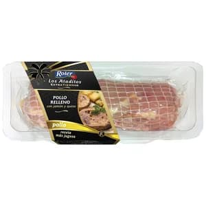 Pollo relleno con jamón york y queso ROLER Los ataditos 900 g.