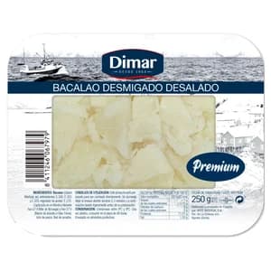 DIMAR Bacalao desalado desmigado 250 g.
