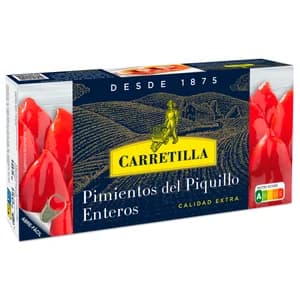 CARRETILLA Pimientos del Piquillo enteros lata de 150 g.