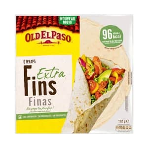 OLD EL PASO Tortitas extra finas, 6 uds 192 g.