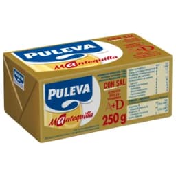 PULEVA Pastilla de mantequilla con sal PULEVA 250 g.