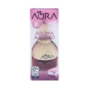 AURA Ambientador de coche con perfumador de madera para colgar con olor a aire limpio AURA.