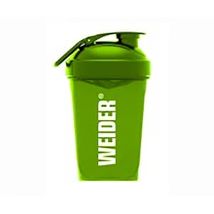 WEIDER Shaker vegan verde tapón fijo