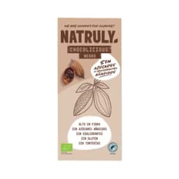 NATRULY Chocolate negro (70% cacao) ecológico tableta 85 g.