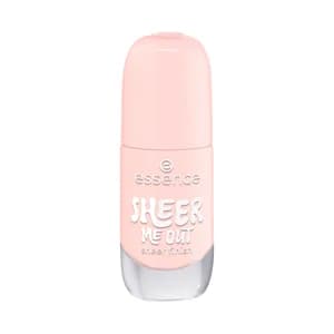 ESSENCE tono 04 Sheer me out melocotón suave transparente Esmalte de uñas en gel de larga duración.